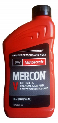 Масло трансмиссионное FORD MERKON V ATF/PSF для АКПП и ГУР синтетическое 946мл.