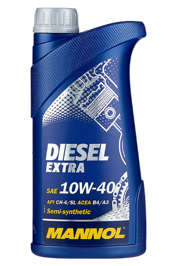 Масло моторное MANNOL DIEZEL Extra 10W40 CH-4/SL полусинтетическое 1л