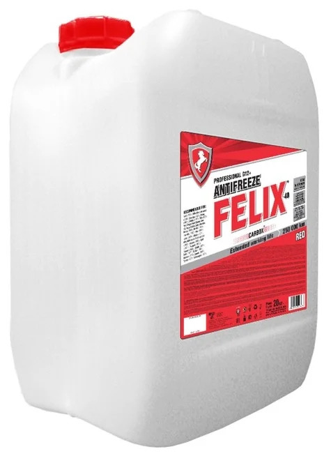 Антифриз FELIX CARBOX 20кг КРАСНЫЙ 1/1 шт.