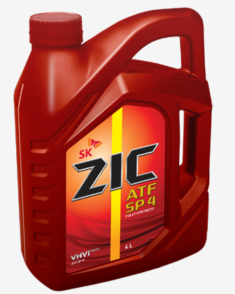 Масло трансмиссионное ZIC ATF SP-4 синтетическое 4л. для АКПП 
