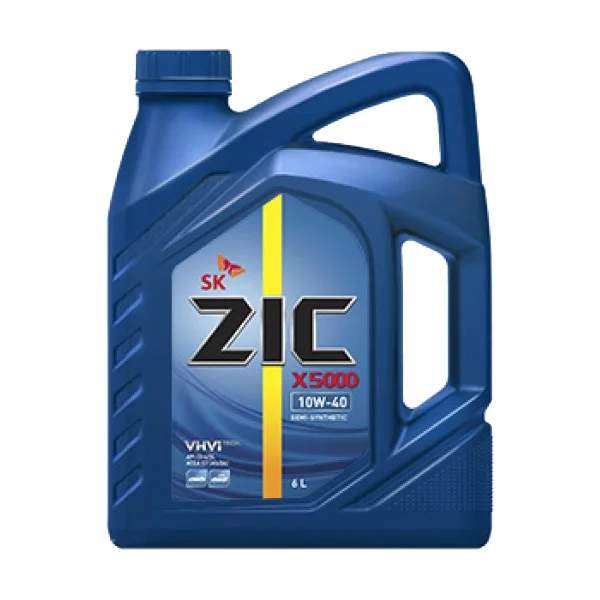 Масло моторное ZIC X5000 10W40 CI полусинтетическое 6л.