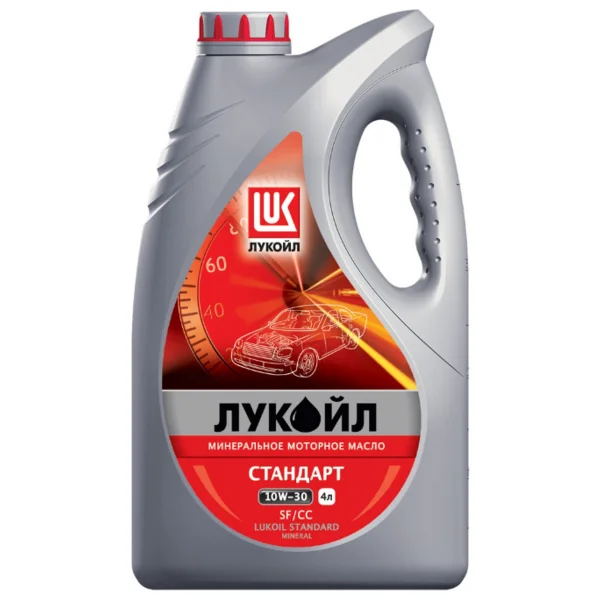 Масло моторное ЛУКОЙЛ Стандарт 10W30 SF/CC минеральной 4л.