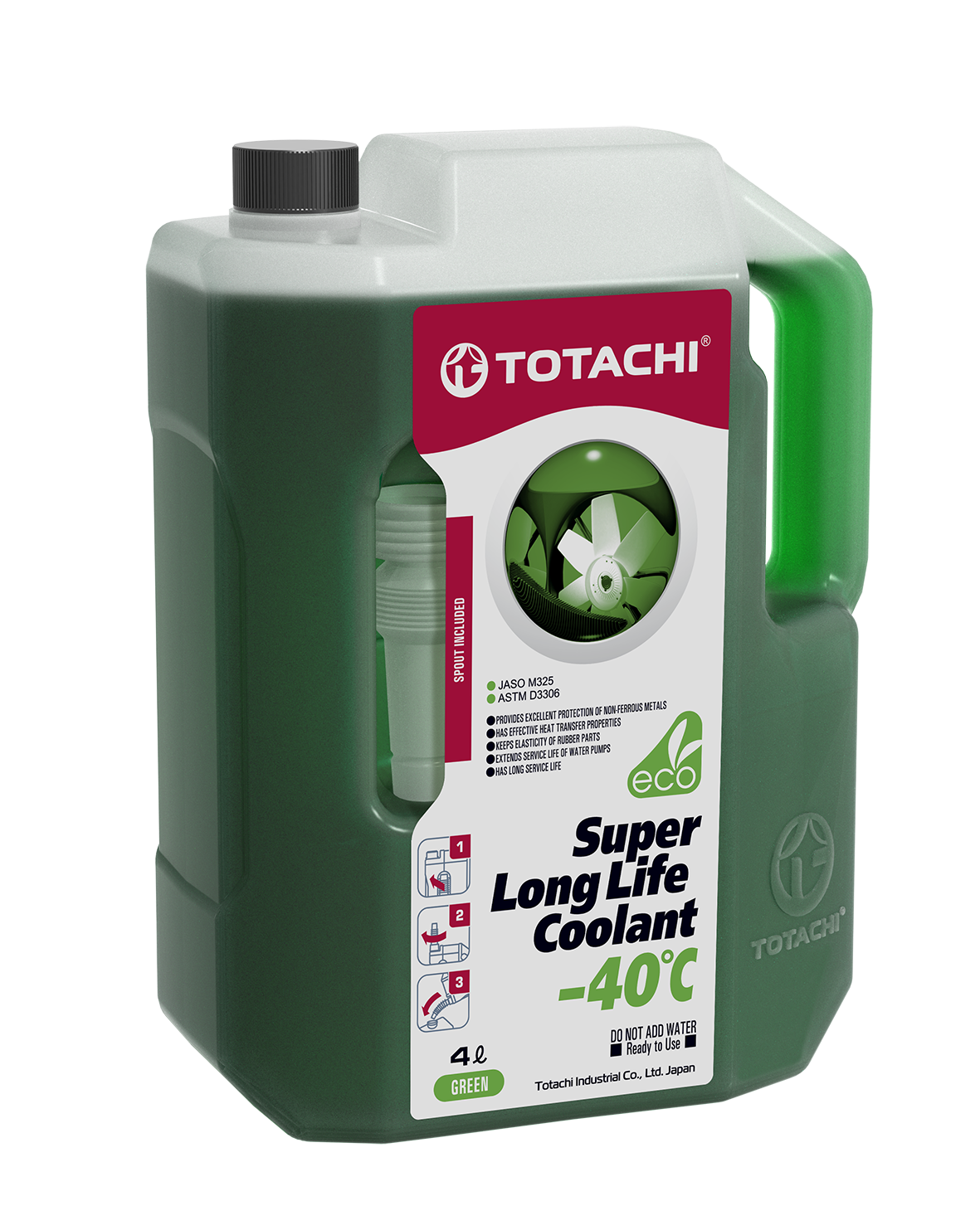 Антифриз Totachi super long life coolant Green -40C 4л