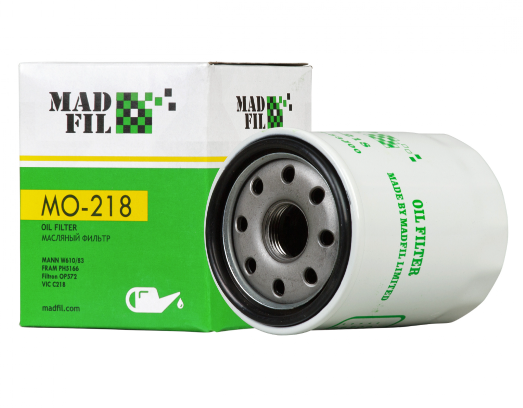 Фильтр масляный MADFIL MO-218 NISSAN (15208-53J00)