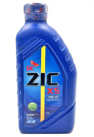 Масло моторное ZIC X5 Diesel 10W40 CI полусинтетическое 1л.