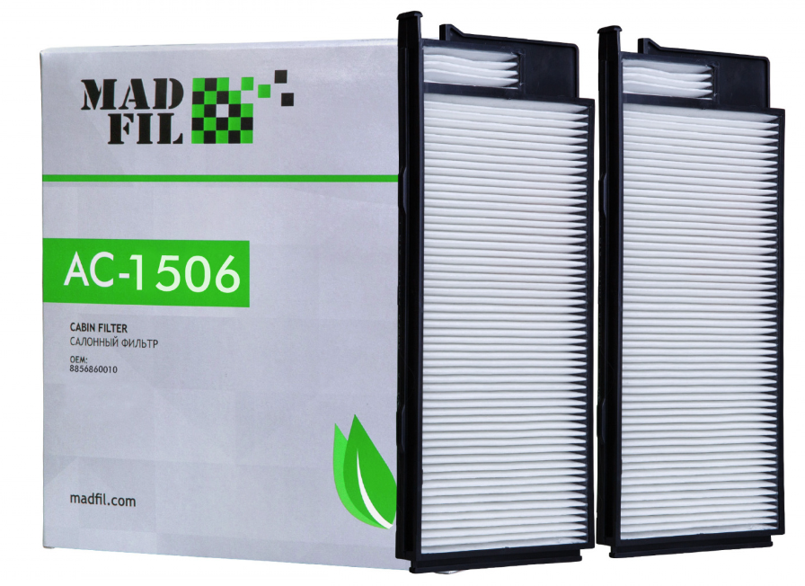 Фильтр салона MADFIL AC-1506 SET TOYOTA (8856860010)