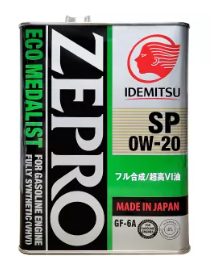 Масло моторное ID ZEPRO ECO MEDALIST FS SN/GF-6A 0W20 синтетическое 4л.