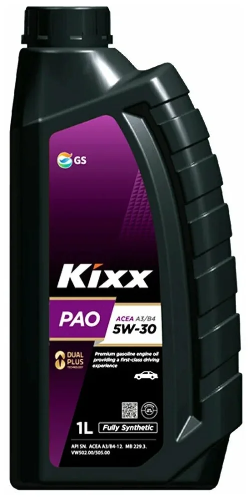 Масло моторное Kixx PAO А3/В4 5W30 синтетическое 1л. 