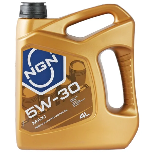 Масло моторное NGN MAXI SL/CF 5W30 полусинтетическое 4л.