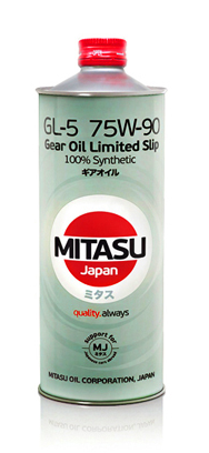 MJ411 Масло трансмиссионное MITASU LSD 75W90  (1L) синтетическое (1/20) Япония.
