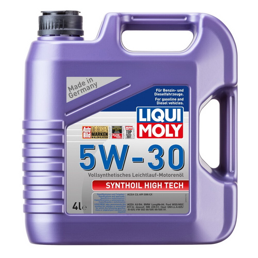 Масло моторное LIQUIMOLY Synthoil HT 5W30 CF/SM C3 синтетическое 4л. 9076