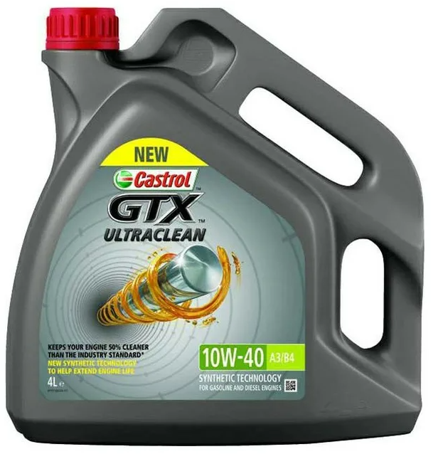 Моторное масло GTX Ultraclean 10W40 полусинтетическое 4л.