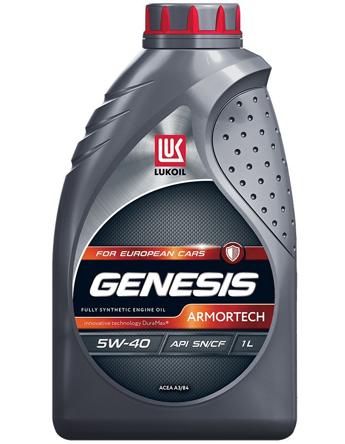 Масло моторное ЛУКОЙЛ GENESIS ARMORTECH 5W40 SN/CF синтетическое 1л.  