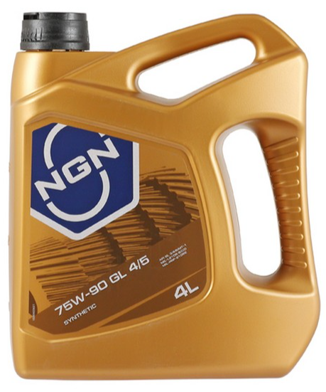 Масло трансмиссионное NGN 80W90 GL-5 минеральное 4л. 