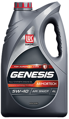 Масло моторное ЛУКОЙЛ GENESIS ARMORTECH 5W40 SN/CF синтетическое 4л.  