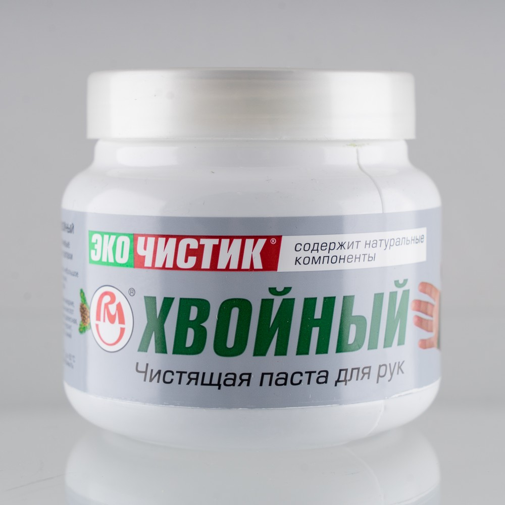 6402 Средство для очистки рук Эко Чистик Хвойный, 450мл банка (24шт/кор)
