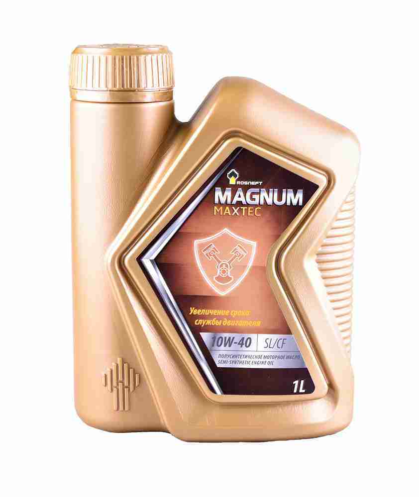 Масло моторное Роснефть Magnum Maxtec 10W40 SL/CF полусинтетическое 1л. 