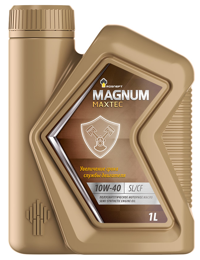 Масло моторное Роснефть Magnum Maxtec 10W40 SL/CF полусинтетическое 4л. 