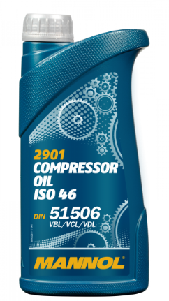 Масло компрессорное MANNOL Compressor Oil ISO 46 минеральное 1л.