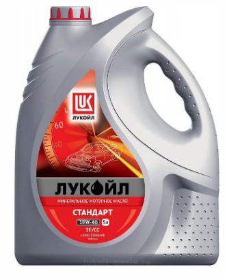 Масло моторное ЛУКОЙЛ Стандарт 10W40 SF/CC минеральной 5л.
