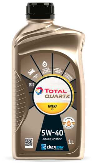 Масло моторное Total Quartz Ineo C3 5W40 синтетическое 1л. 213104 (12шт/уп)