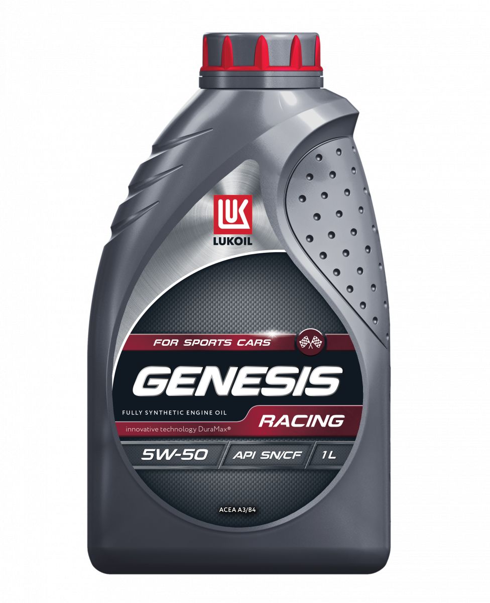 Масло моторное ЛУКОЙЛ GENESIS RACING  5W50 SN/CF A3/B4 синтетическое 1л.