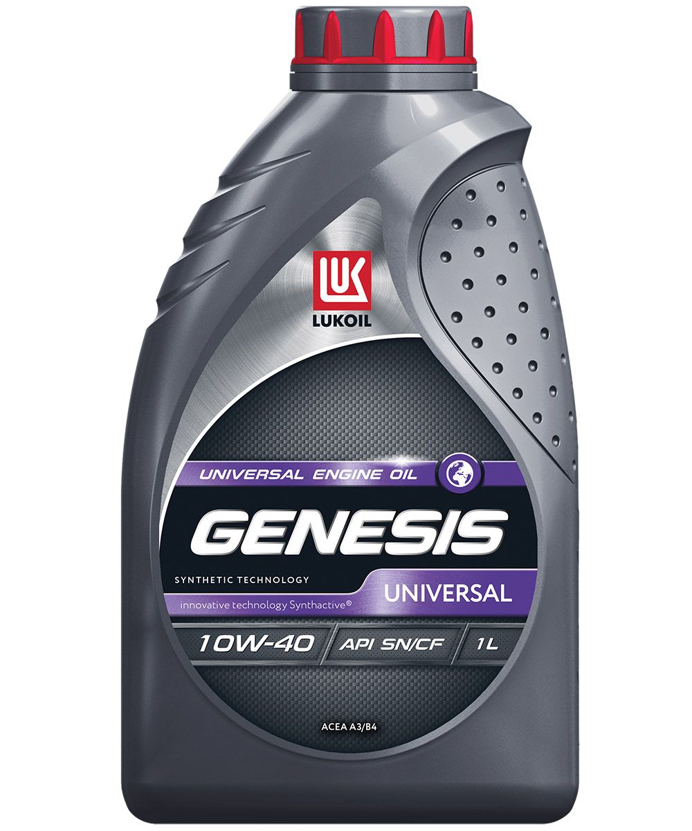 Масло моторное ЛУКОЙЛ GENESIS UNIVERSAL 10W40 SN/CF полусинтетика 1л.