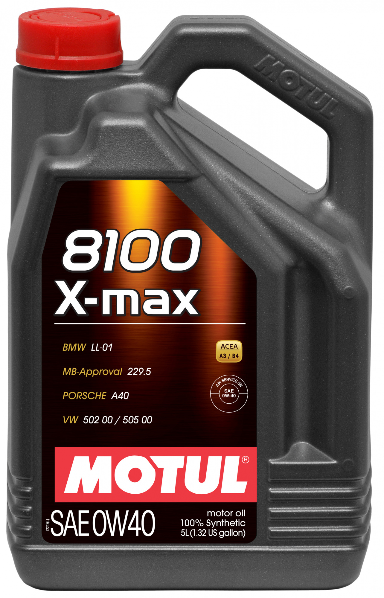 Масло моторное Motul авто 8100 X-max 0W40 синтетическое 5л.