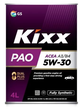 Масло моторное Kixx PAO А3/В4 5W30 синтетическое 4л.