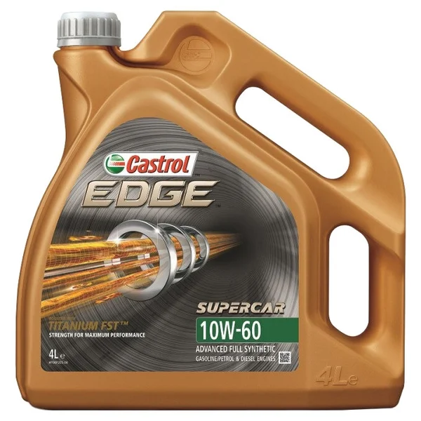 Масло моторное Castrol EDGE 10W60 Supercar синтетическое 4л. 