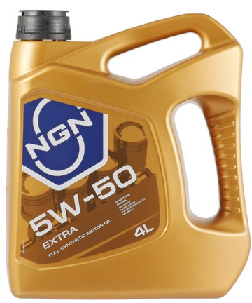 Масло моторное NGN EXTRA 5W50 синтетическое 4л.  