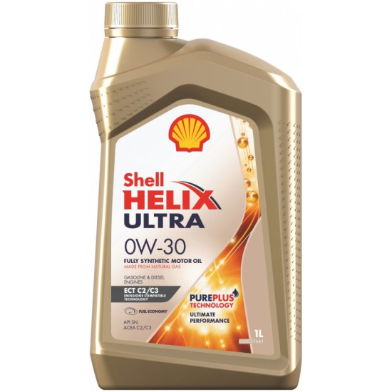 Масло моторное Shell Helix Ultra ECT 0W-30 Синтетическое 1л.