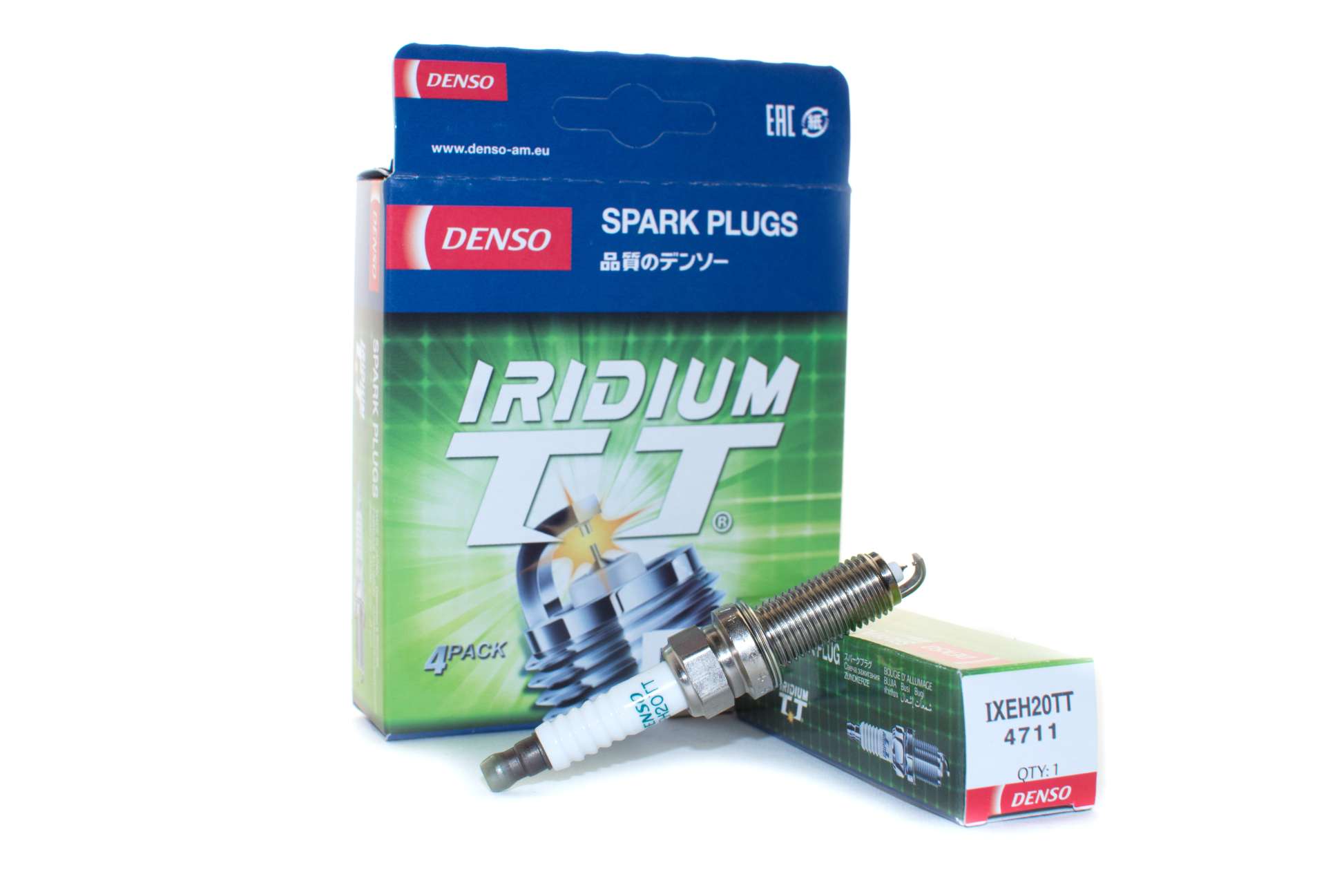 Свеча зажигания Denso IXEH20TT "Iridium TT" (КАШКАЙ)