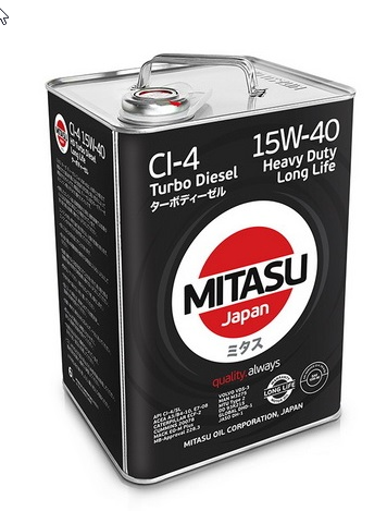 MJ231 MITASU  DIEZEL Cl-4   15W40  (6L) минеральное для дизельных  дв. Япония.