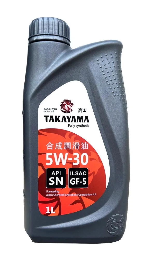 Масло моторное синтетическое TAKAYAMA 5W-30, ILSAC GF-5 API SN 1л. пластик 605551