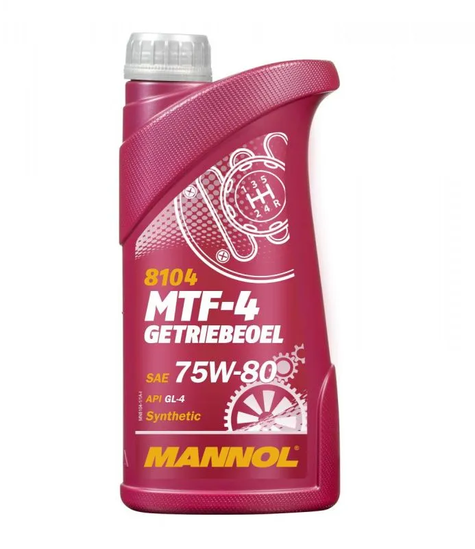Масло трансмиссионное MANNOL GL-4 75W80  MTF-4 синтетическое 1л.TF10236;8104