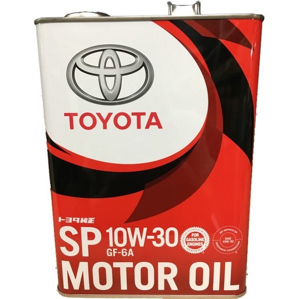 Масло моторное TOYOTA Motor Oil SP 10W30 полусинтетическое 4л. Япония. 
