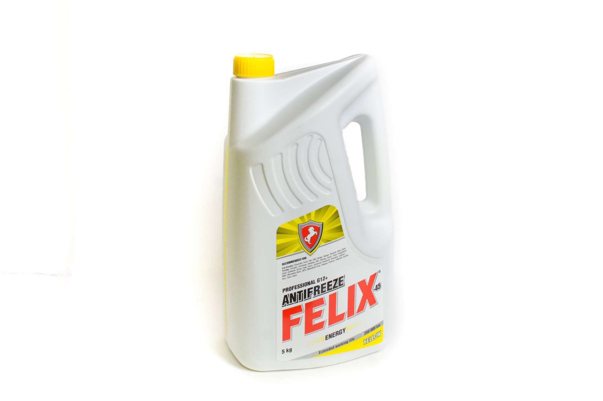 Антифриз FELIX ENERGY 5л -45 * ЖЕЛТЫЙ готовый к преминению.