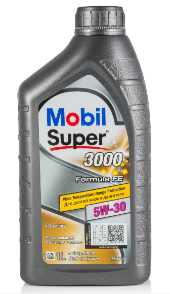 Масло моторное Mobil Super 3000 X1 F-FE 5W30 синтетическое 1л.