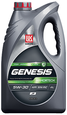 Масло моторное ЛУКОЙЛ GENESIS ARMORTECH JP 5W30 SP/RC синтетическое 4л.