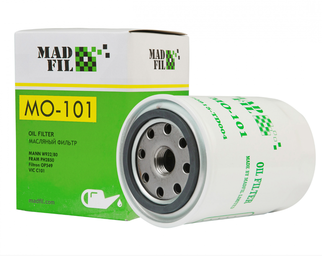 Фильтр масляный MADFIL MO-101 TOYOTA (15601-44011)