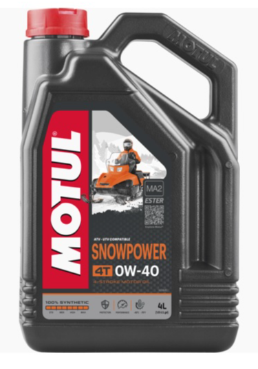 Масло моторное MOTUL 4-Takt Снегоход 0w40 Snowpower 4л