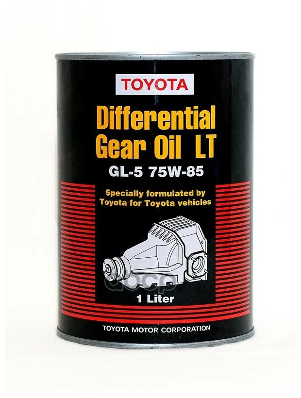 Масло трансмиссионное TOYOTA Differential Gear Oil LT GL-5 75W-85 1л.  Япония.