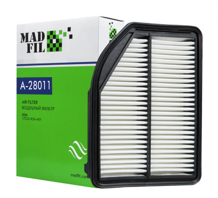 Фильтр воздушный MADFIL A-8004 (A-28011) HONDA CRV RM 3/4 Объем 2,4 