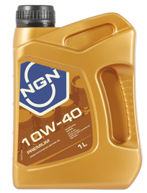Масло моторное NGN PREMIUM 10W40 полусинтетическое 1л.  