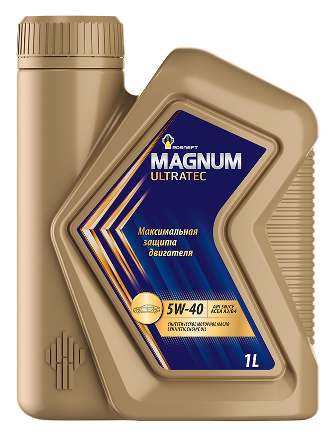 Масло моторное Роснефть Magnum Ultratec 5W40 SN/CF синтетическое 1л. 