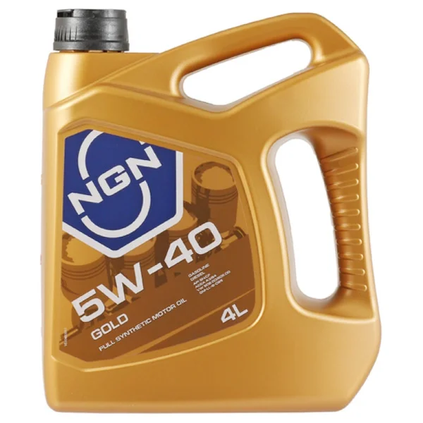 Масло моторное NGN GOLD  5W40 синтетическое 4л.  