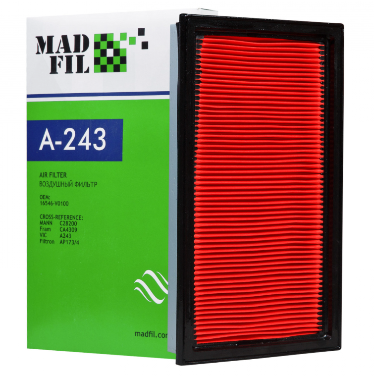 Фильтр воздушный MADFIL A-243V   