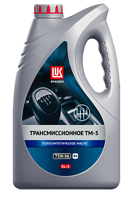 Масло трансмиссионное ЛУКОЙЛ GEAR GL-5 75W90 полусинтетическое 4л.