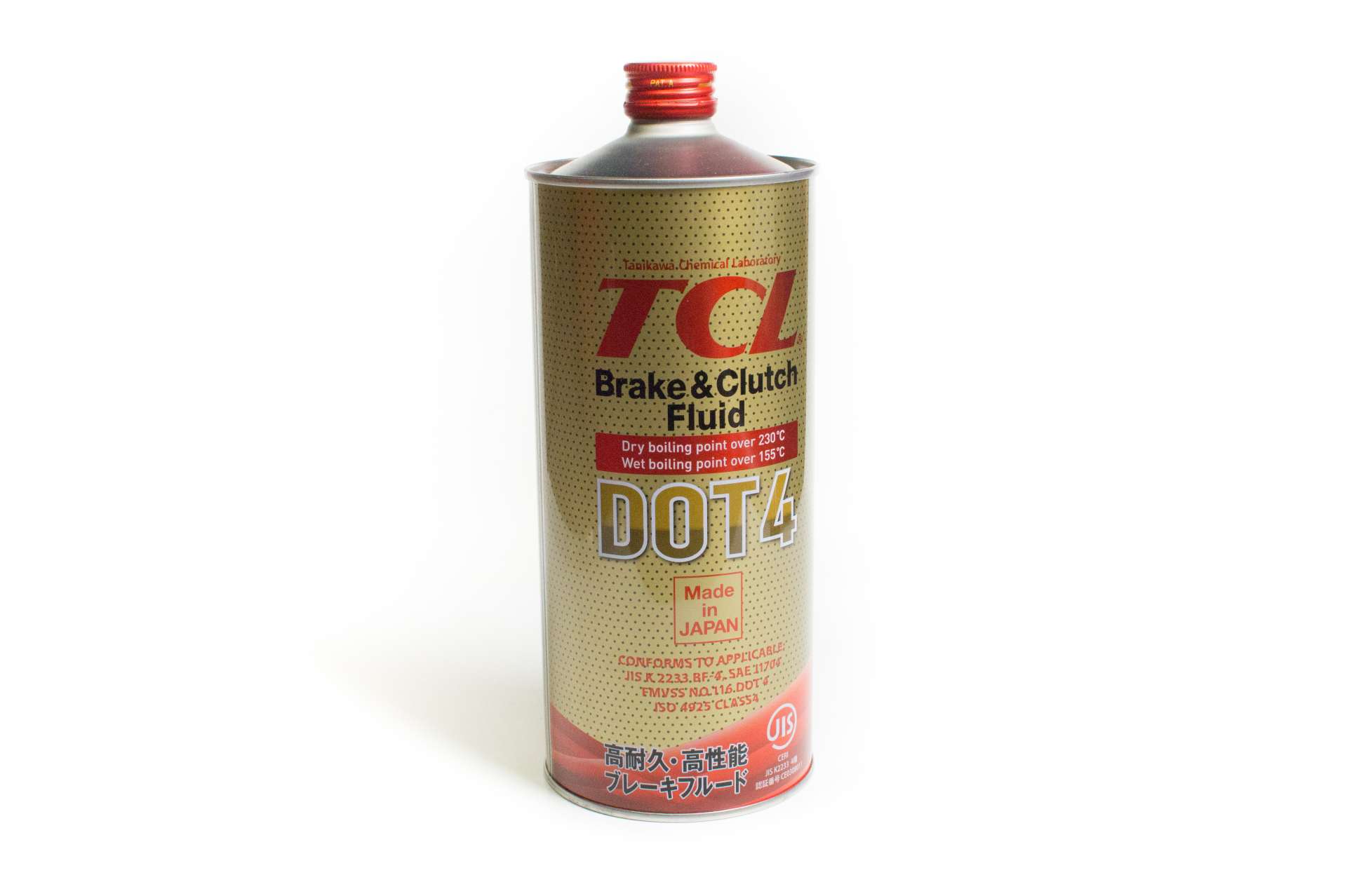 Тормозная жидкость TCL ЯПОНИЯ  DOT-4  1л.